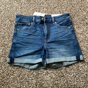 American Eagle Hi-Rise Midi Jean Short